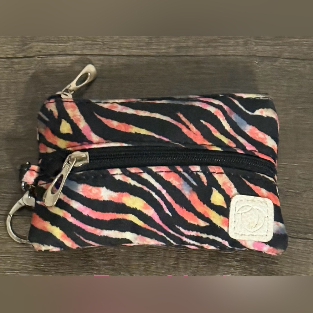 🔸Zebra Print Accessory Pouch & Matching Face Mask Set🔸 - Picture 4 of 7